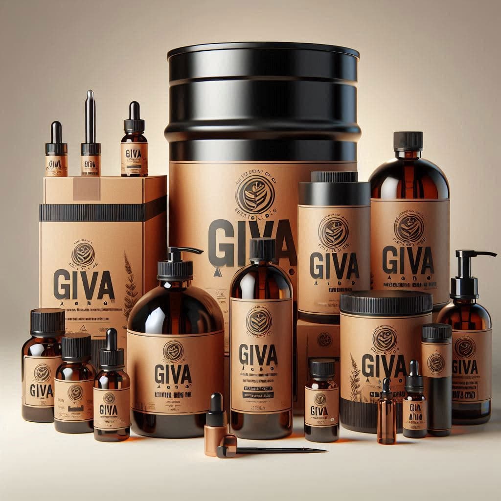 Exploring Giva Agro's Packaging Options for Essential Oils: Elevate Your Brand with Quality and Customization