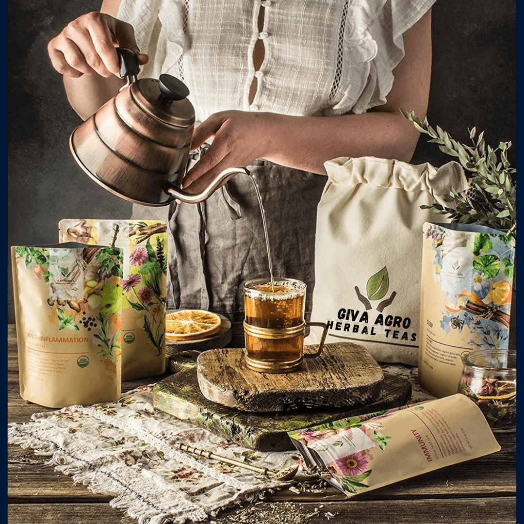 Giva Agro's Himalaya Origin Herbal Teas: A Sip of Nature’s Purity.