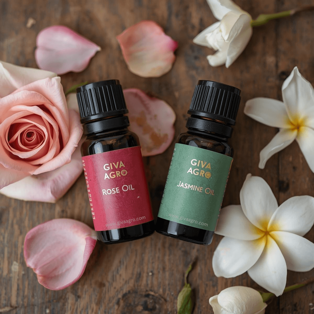 Discover the Luxurious Benefits of Rose Oil and Jasmine Oil with Giva Agro