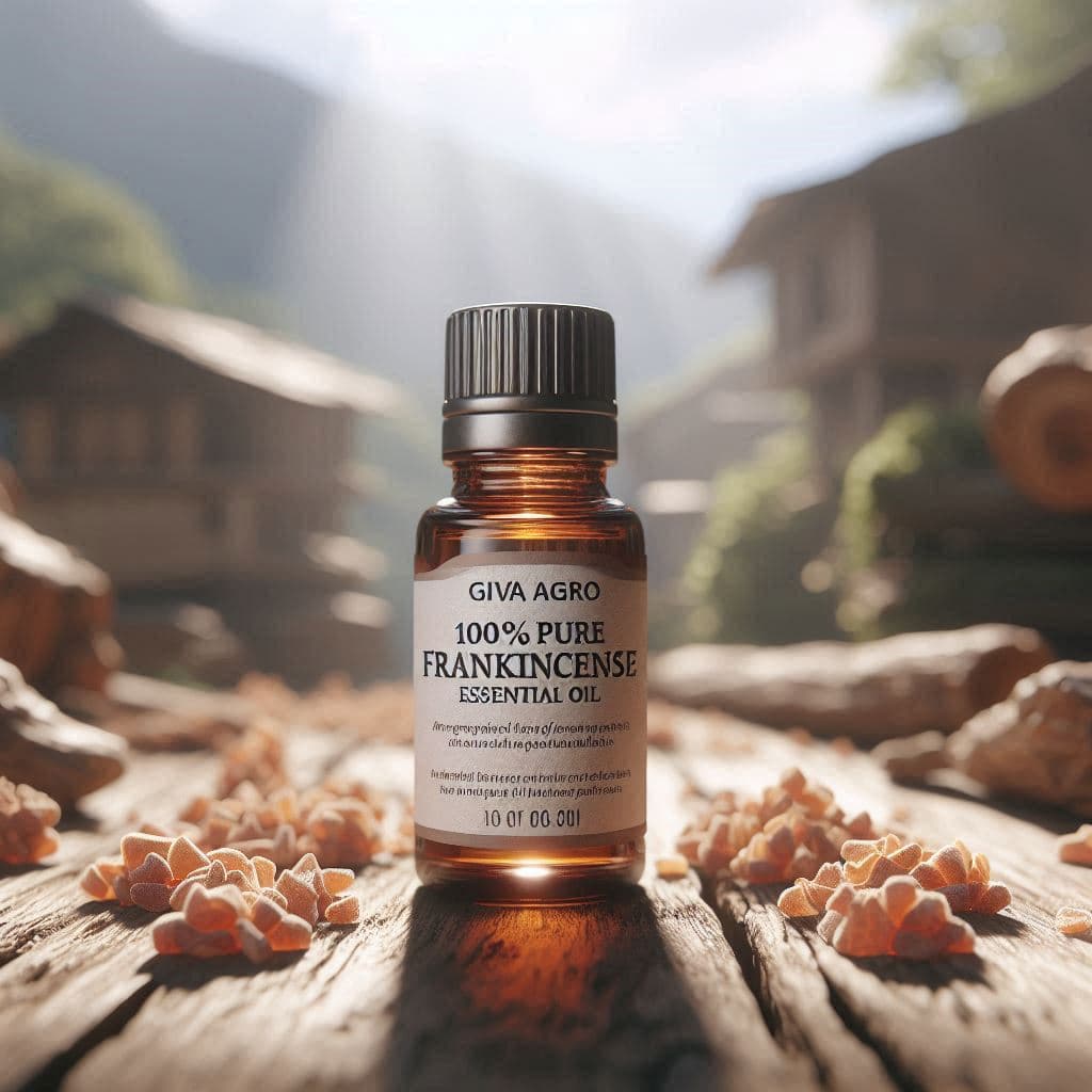 Discover the Timeless Benefits of Giva Agro's 100% Pure Frankincense Oil.
