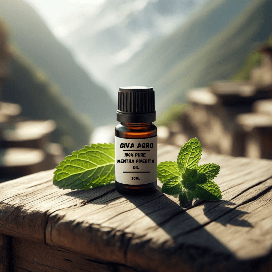 The Power of Giva Agro’s 100% Pure Mentha Piperita Oil: A Natural Solution for Wellness.